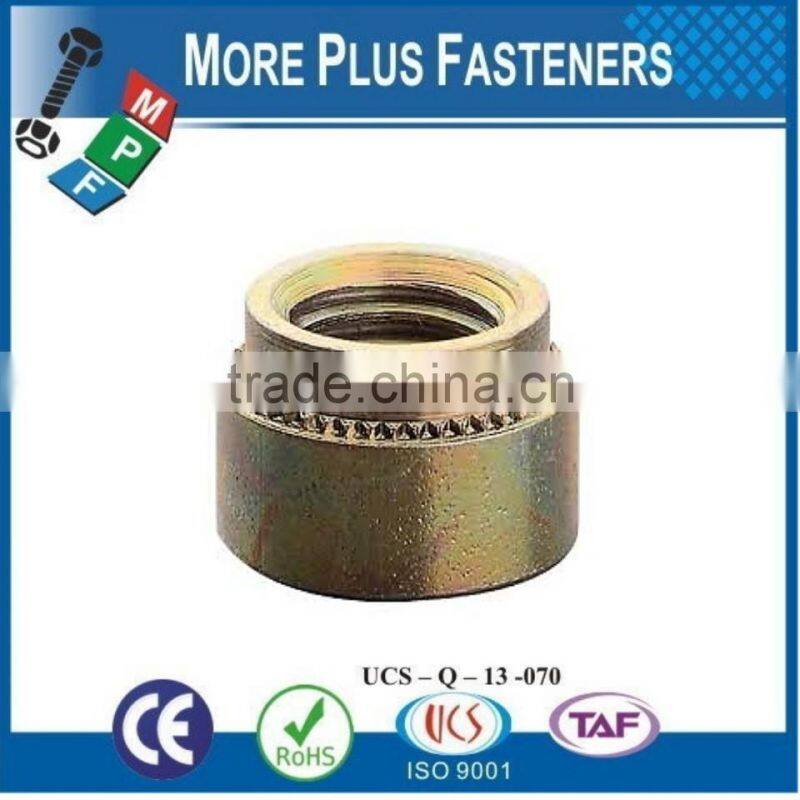 Made in Taiwan Self Clinching Nut Blind Self Clinching Nut Stainless Steel Non Locking Floating Self Clinching Nuts