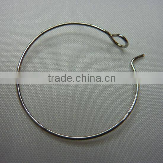 New arrival silver jewelry fashion earrings circle