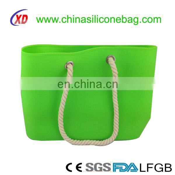 Fashion Waterproof Beach Bags Women Shopping Silicone Handbags