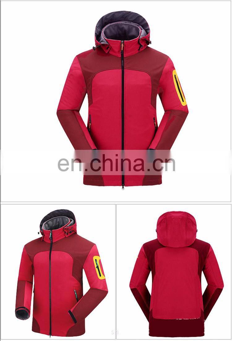 Softshell waterproof Breathable Black Jacket Print Logo