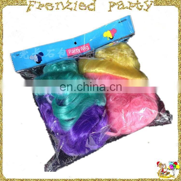 Green and white ombre two tone afro kinky hair FGW-0026