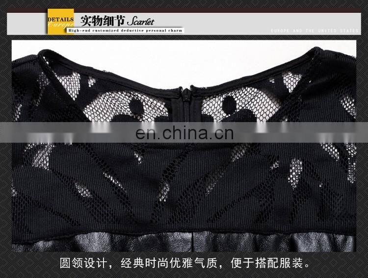 elegant custom-made sexy pu lace evening dresses for women
