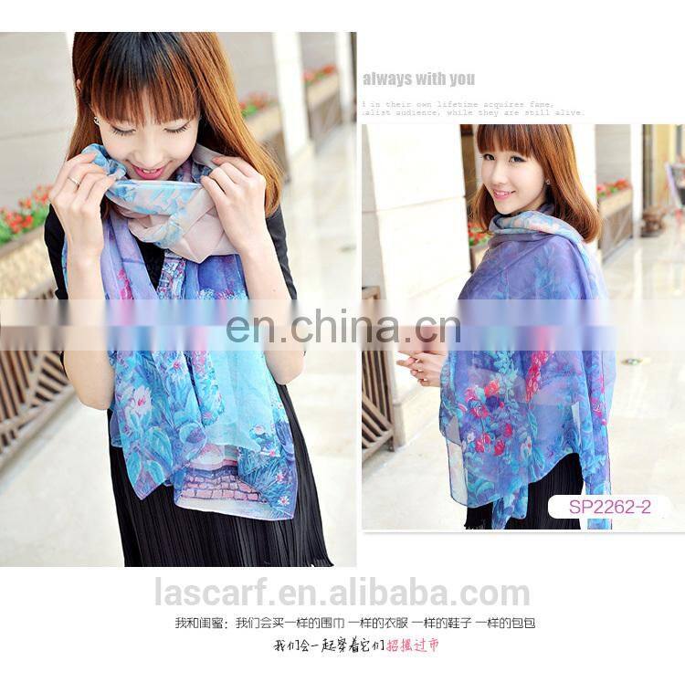 2015spring new style high quality silk crepe suzette cappa(SP2262-2)