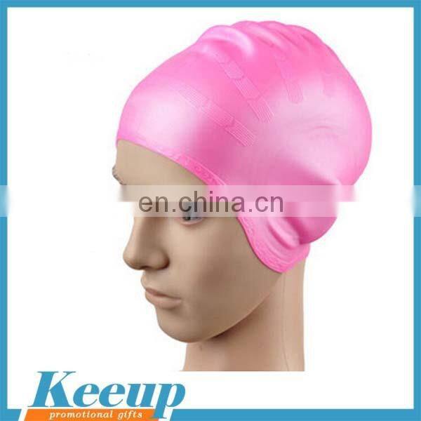 Durable Stylish Sporty cool high quantity whosale cheap promotional waterproof silicone swim caps
