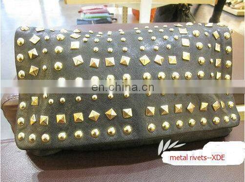 2014 hot metal rivets for leather bags