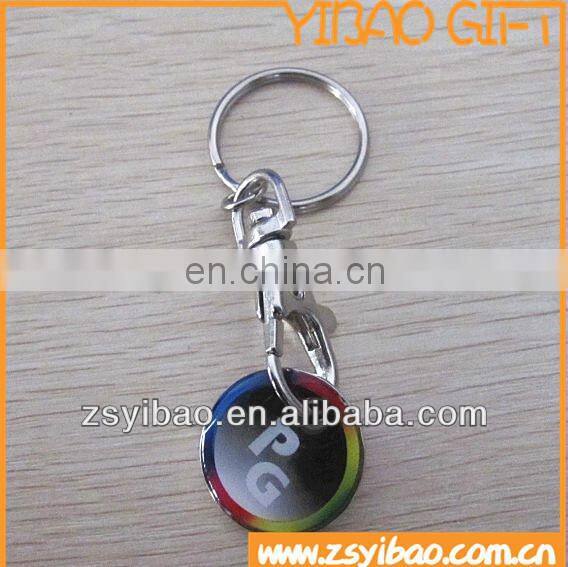 Custom trolley token keychain