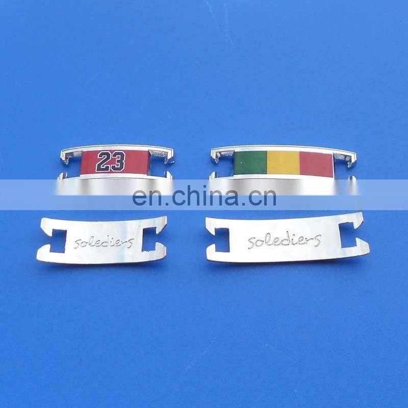 Offset Printing CA Team Printing Epoxy Shoelace Tag