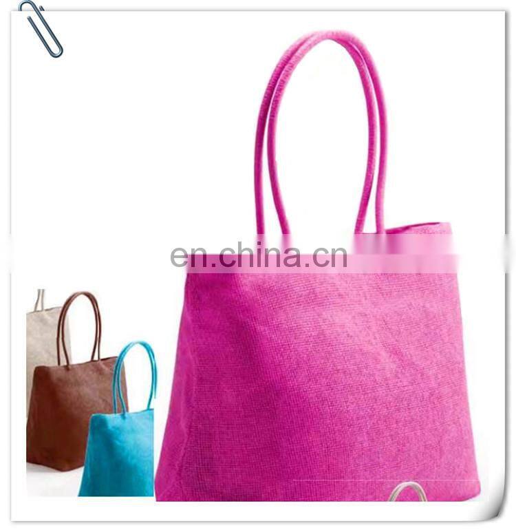 high quality Promotional natural jute Recyclable laminated Shopping Non Woven Bag