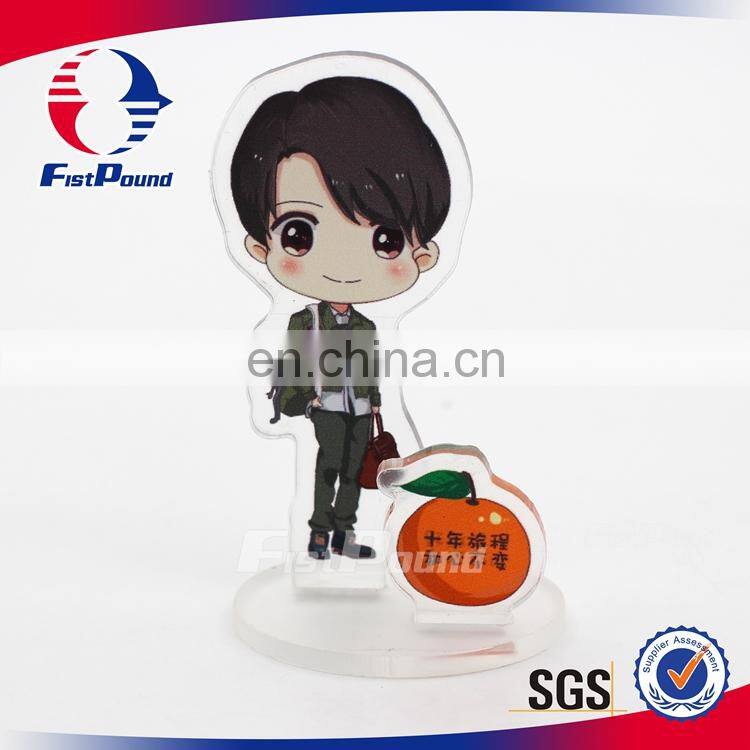 New material acrylic comic anime character decoration with pedestal