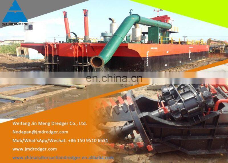 22 inch hydraulic cutter suction sand mining dredger for sand dredging with cutter head for sale