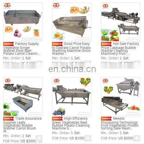 Industrial Palm Dates Brush Washer Prickly Pear Carrot Washer Ginger Potato Peeling Vegetable Washing Machine