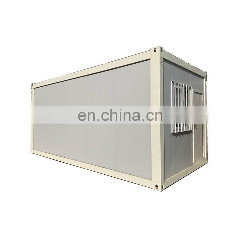luxury modular flat pack container house with toilet bathroom office