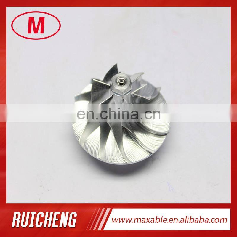GT1238 434976-0005R 22.47/38.00mm 6+6 blades Turbocharger Billet/aluminum 2618/milling compressor wheel for smart 454197-0002