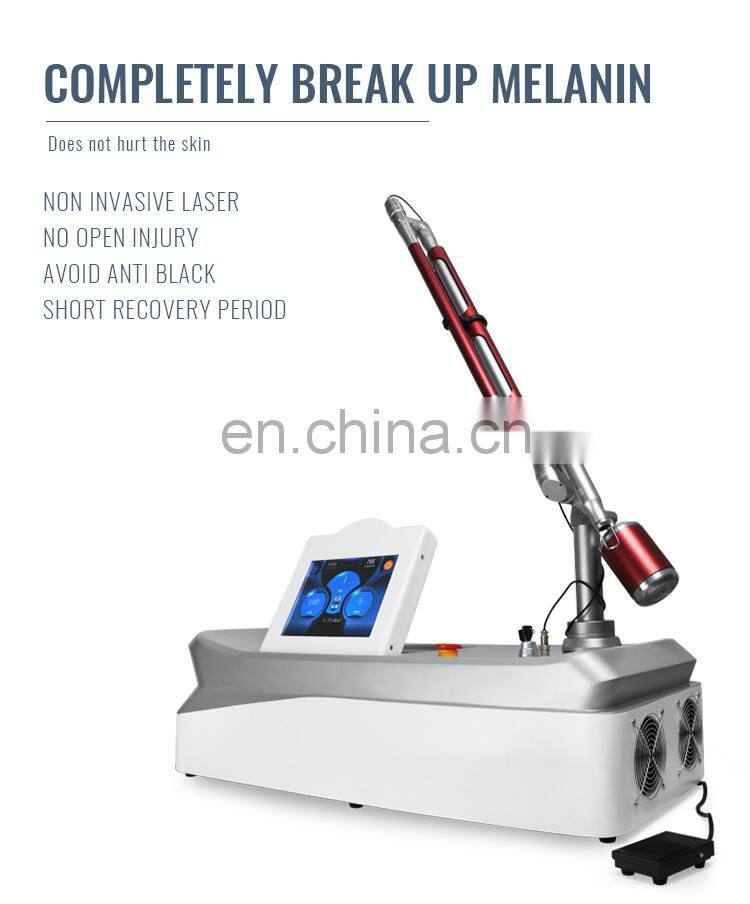 Portable Support Customized Picosecond Q Switch ND YAG Laser Tattoo Removal Beauty Machine Price
