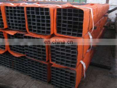 Hollow section steel pipes RHS SHS carbon black pipes st 37 steel