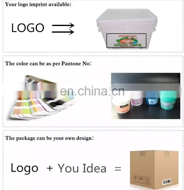 HOT 20L square new PP/HDPE Washing Powder used plastic buckets