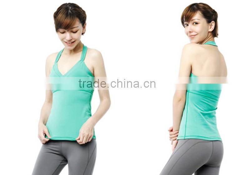Competitive price China manufacturer nylon and spandex sex yoga bra