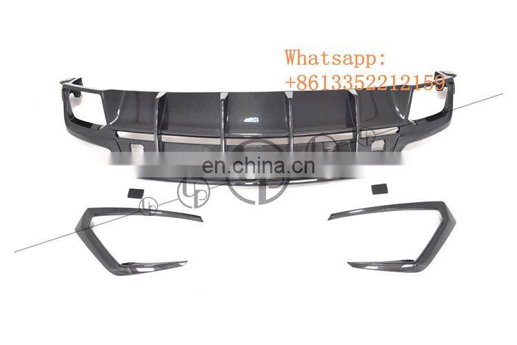 Urus dry carbon fiber material body kit fit for Urus 2018-2020year TC style front lip with canard hood mirror cover side skirt