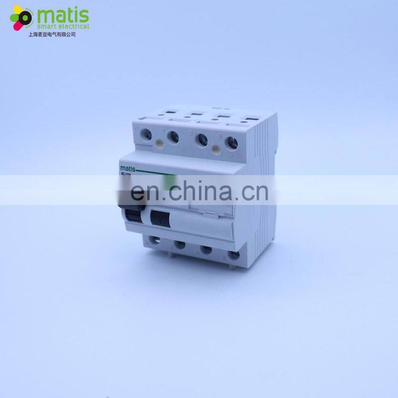 2021 latest technology high quality rccb 2p 40a 30ma type A breaker ML50 circuit breaker