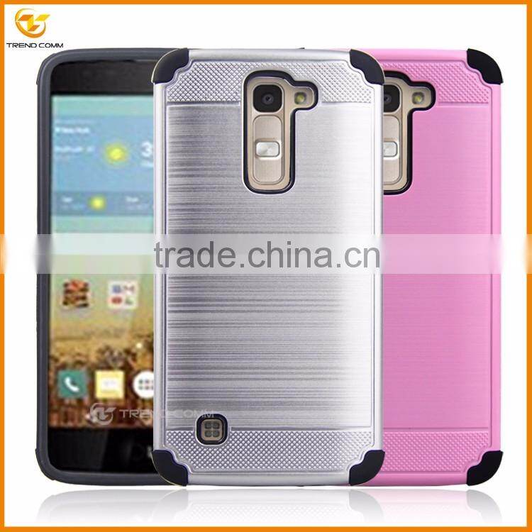 drawing line design rubber back shock proof cover case for lg k7