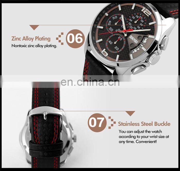 Most popular products water resistant men business classic quartz watch #9106