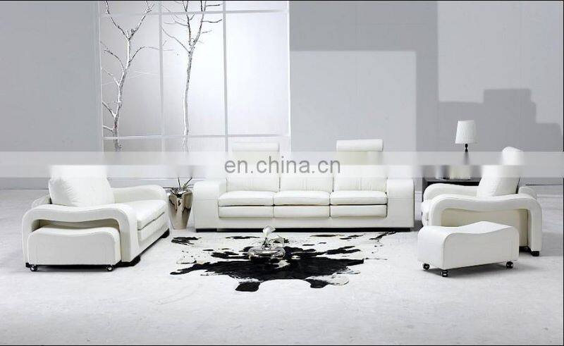 American Multi-functional living room leather sofas Sectional Sofa with LED light