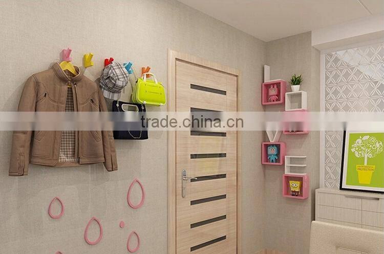 Creative Lovely Wood Hook Coat Hanger