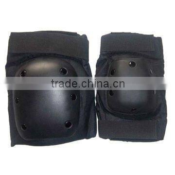 Plastic Motorcycle Knee Elbow Guard Protector-Black