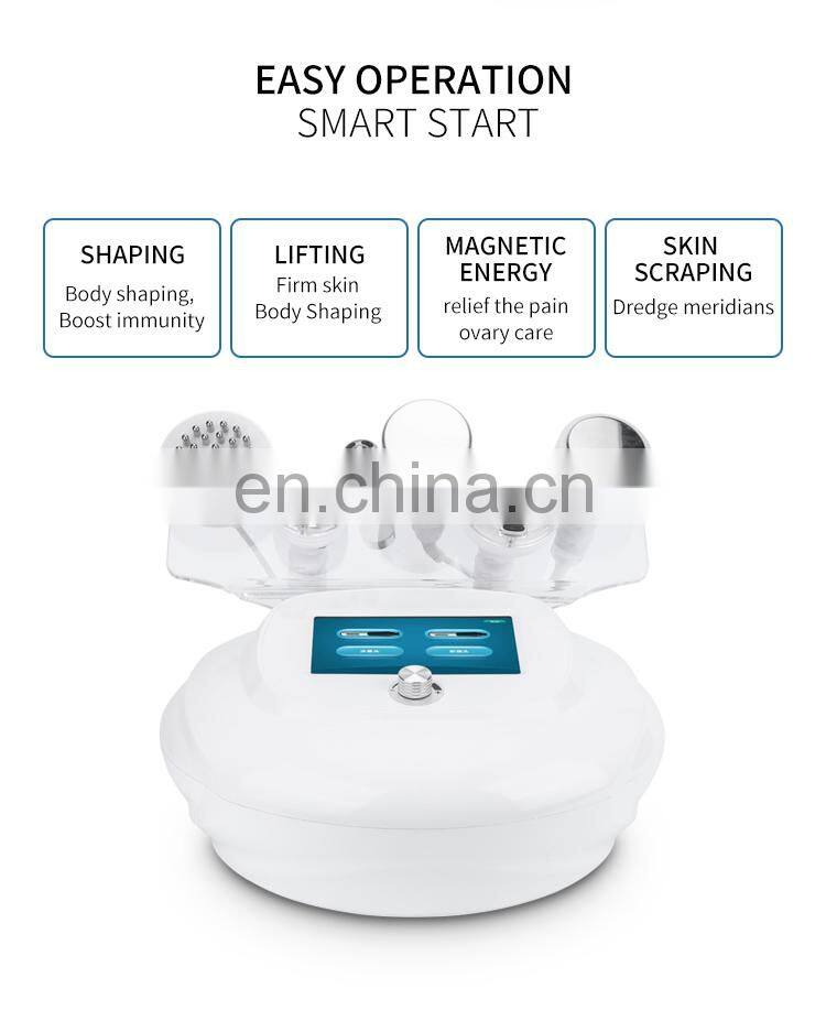 Factory price Portable 5D Carving RF Vacuum 80K Cavitation Weight Loss Shaping Machine Magnetic massage Body Slimming Instrument