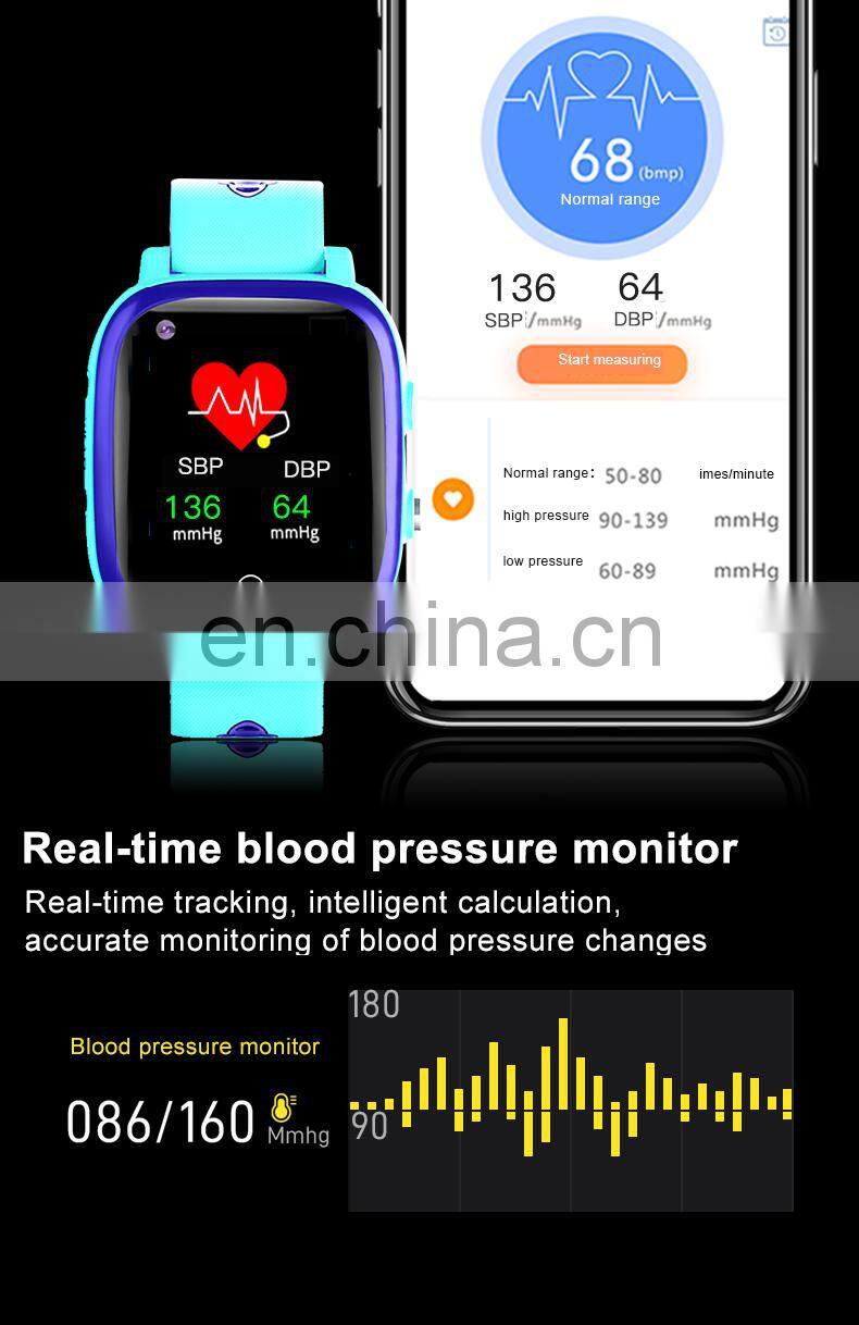 OEM multi language wearable accessories temperature smart watch gps wifi kids smart bracelet