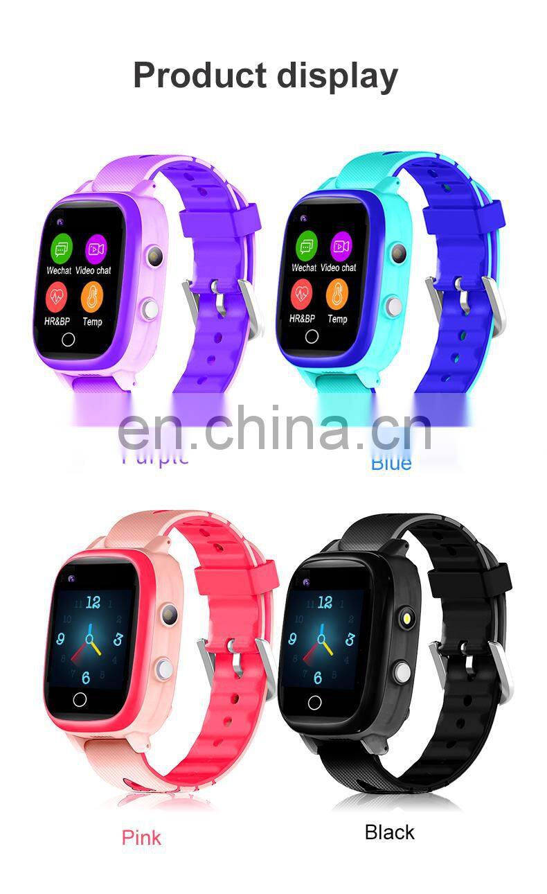 OEM multi language wearable accessories temperature smart watch gps wifi kids smart bracelet