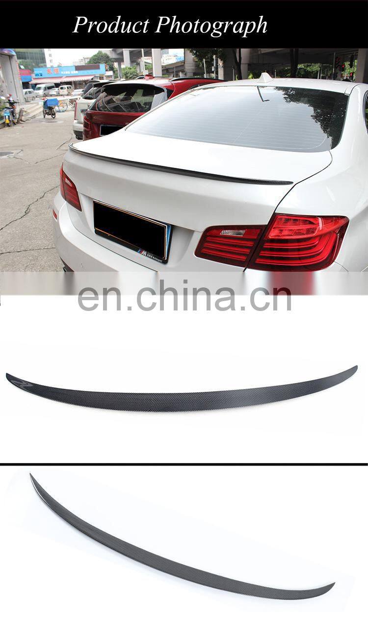 Runde Auto Parts High Quality M5 Style Carbon Fiber Rear Spoiler Wing for 2011-2017 BMW 5 Series F10 F18 spoiler