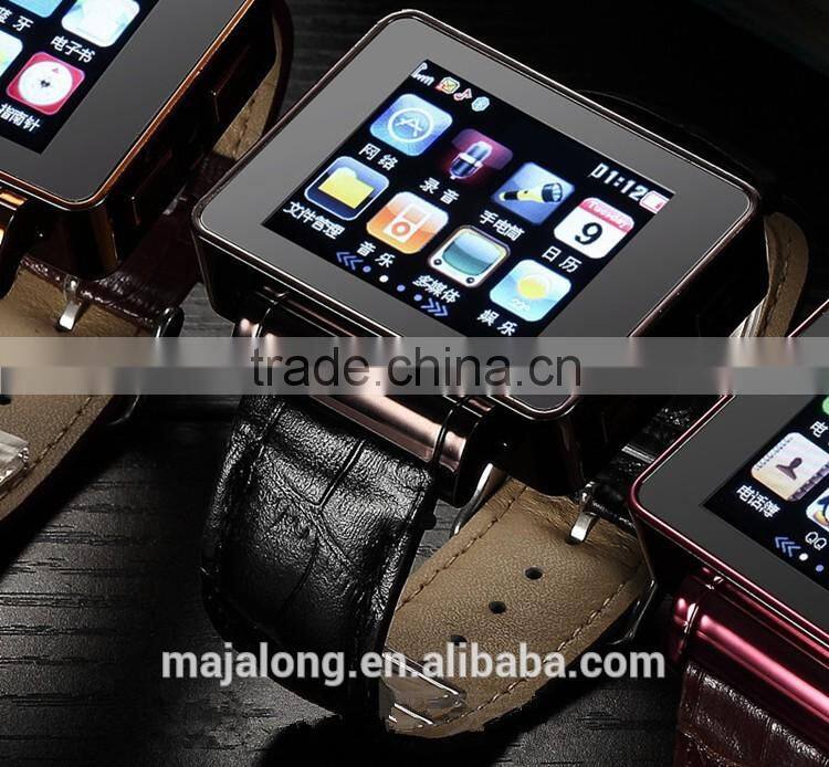 The latest 1.8 inch leather strap Bluetooth watch phone with WiFi&GPS&Pedometer &Camera &Sedentary Remind&Yaho I9s Smart Watch