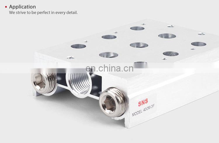 SNS BD Series brass male threaded pneumatic connector easy choke head block copper pipe light fitting