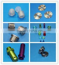 china cnc turning sand blasting machine parts with nature anodized