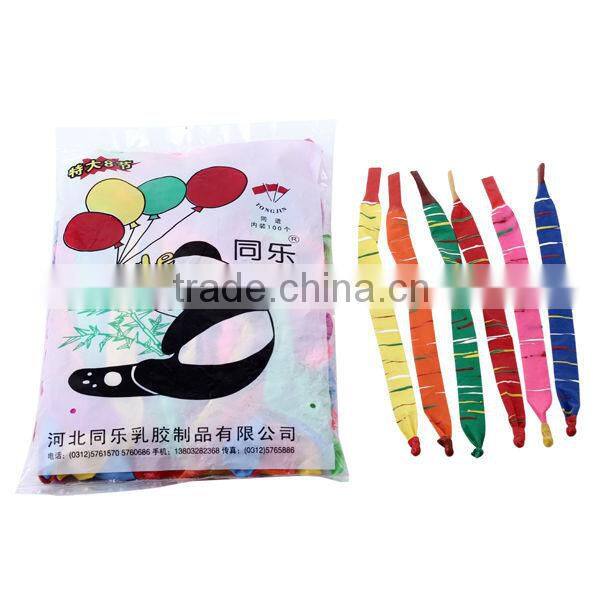 rocket balloon, long balloon for decor an kids toy