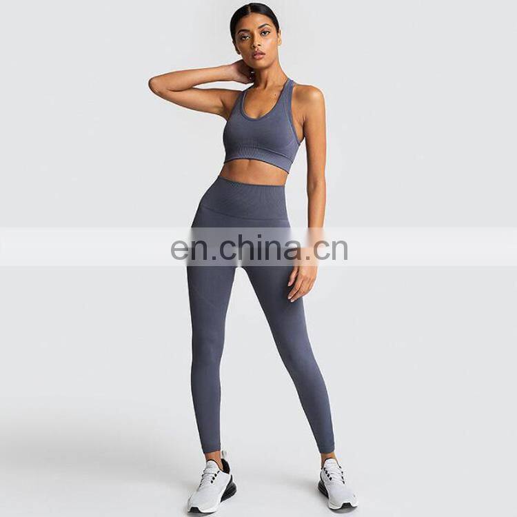 Yoga Bra Set 2021 Winter New Jumpsuit Women Fitness & Yoga Wear Zipper Yoga Set