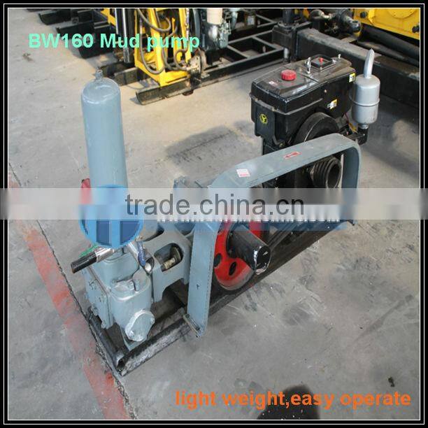 BW160mud pump for 200m depth water well project