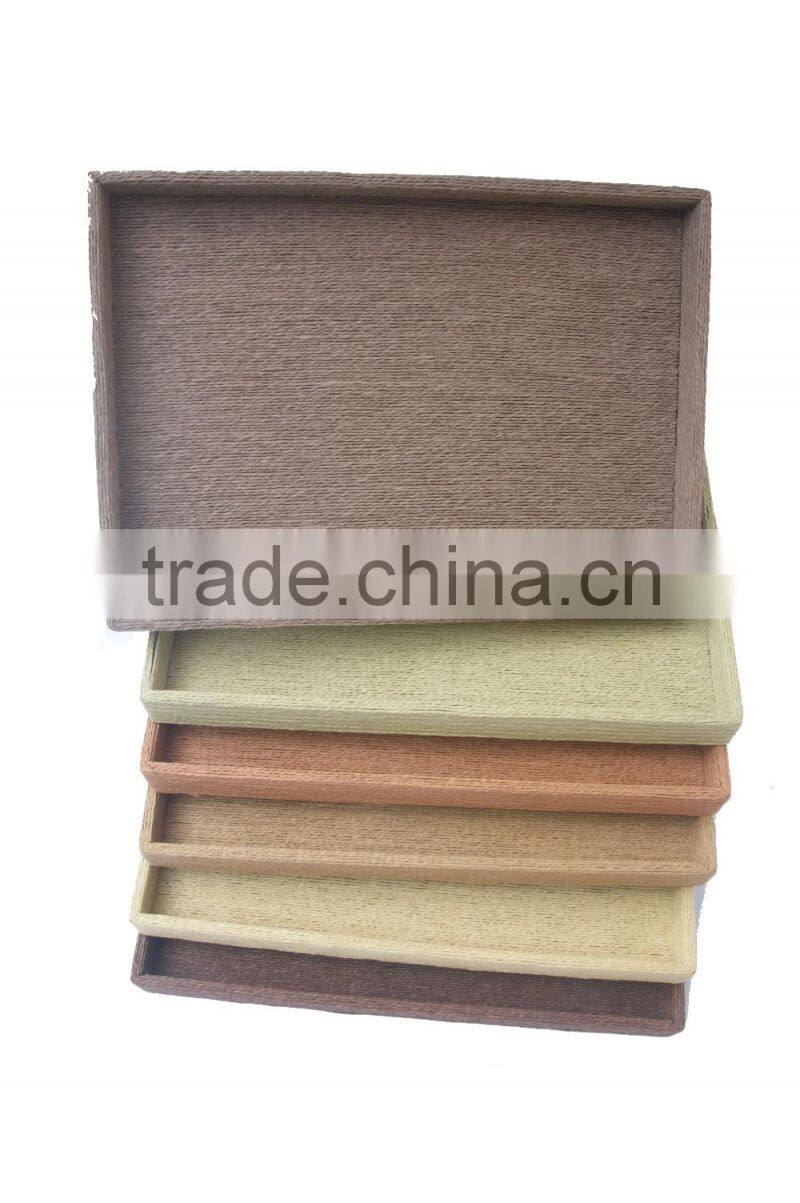 Chinese factory customized MDF jewellery stand/ custom wooden necklace display tray G-01