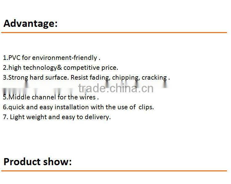 Wall Protection Metal Color PVC Skirting Board