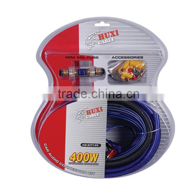 200w Power Amplifier Audio Amplifier Kits , Amplifier Wire Kit , Car Audio Amplifier Wire Kit