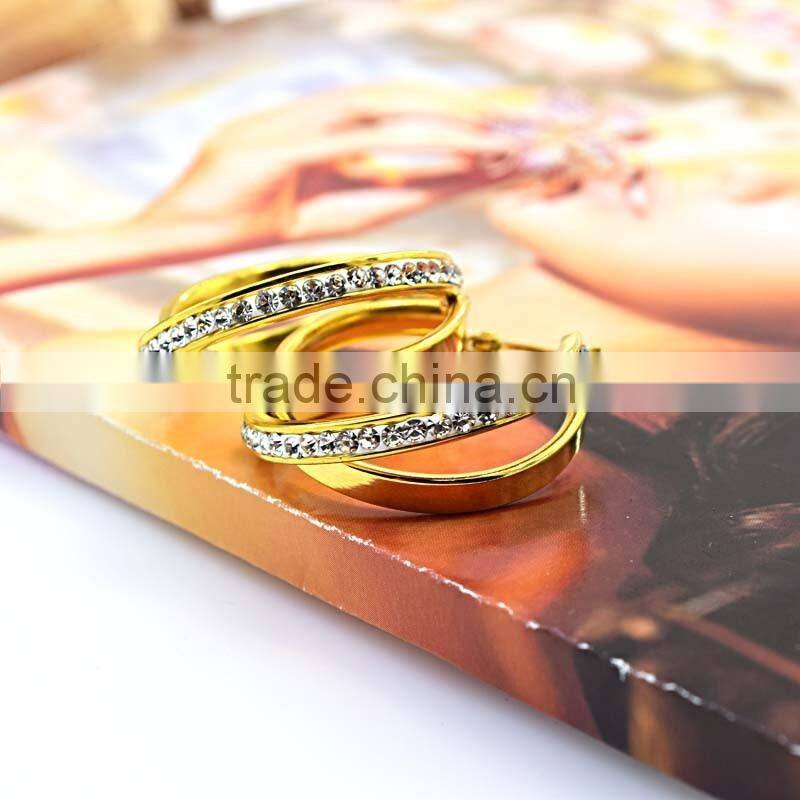 latest design girls top daily wear earrings round shaped earrings