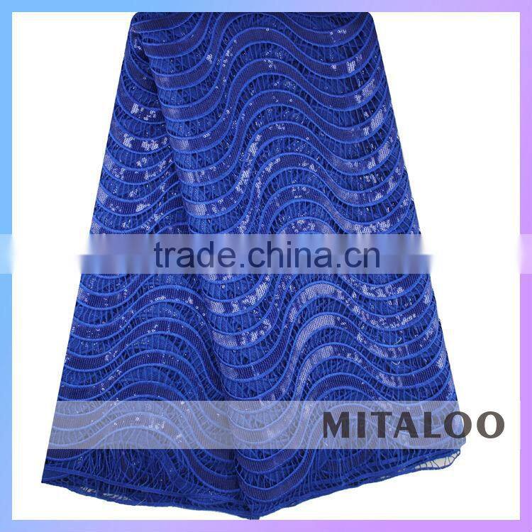Mitaloo MSL0383 Top Quality Heavy African Lace Fabric Swiss Voile Lace with Best Price