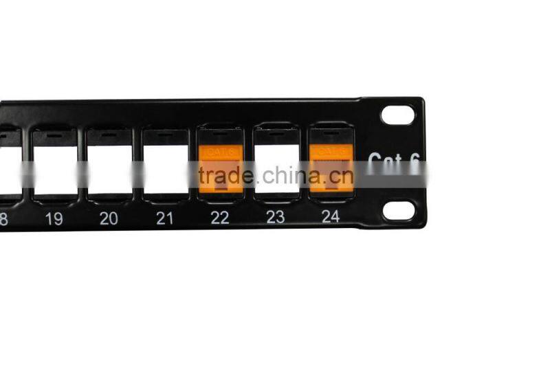 19 inch 24port blank patch panel