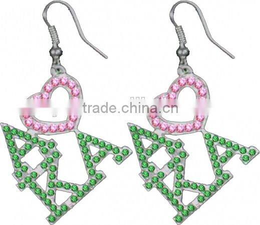 AKA Sorority greek letter heart neckalce Jewelry