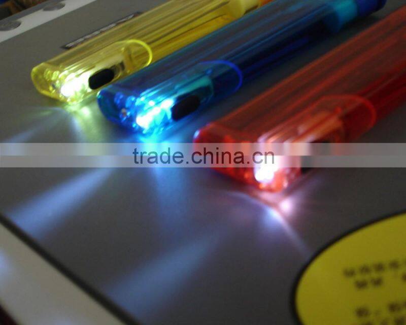 Jumbo big lighter FH-828LED with color gas