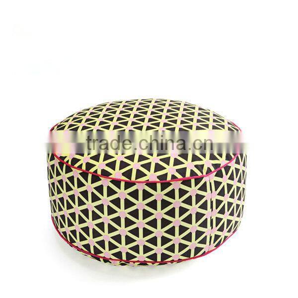 Professional company dots printed soft seat cushion round foam