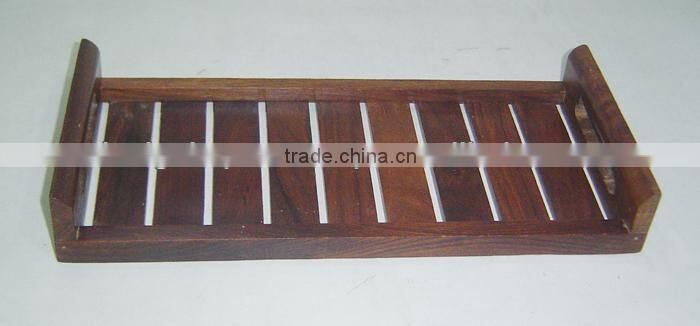 steam beach wood decorative serving tray set of 6 pcs