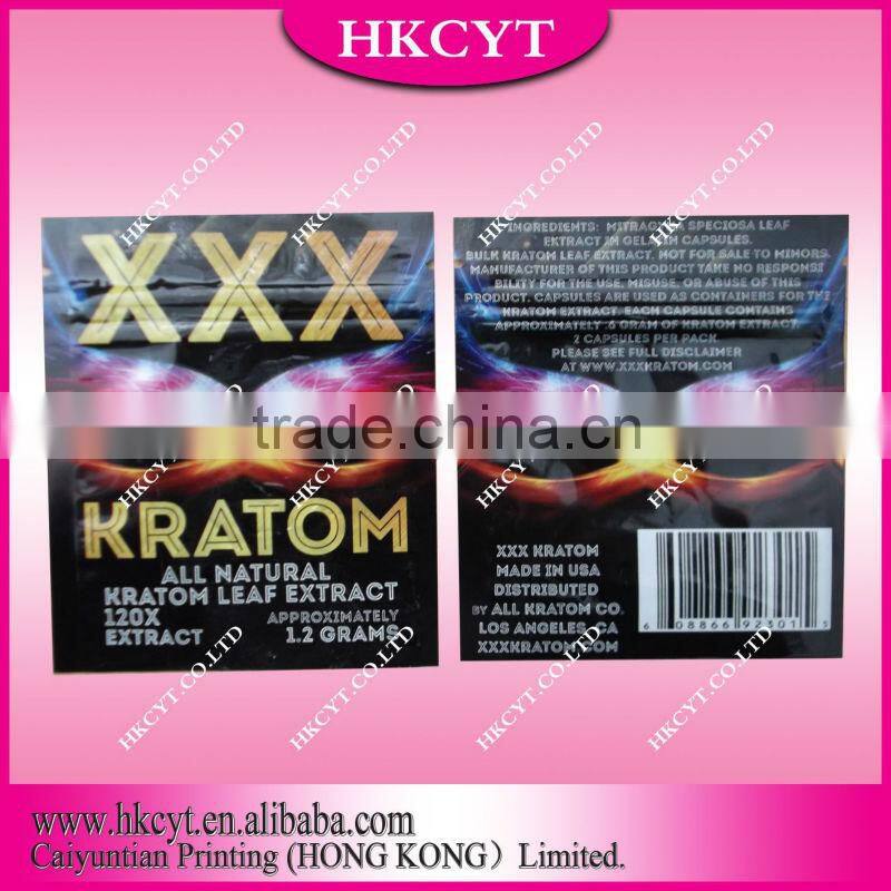 Custom holographic label/wholesale cheap label