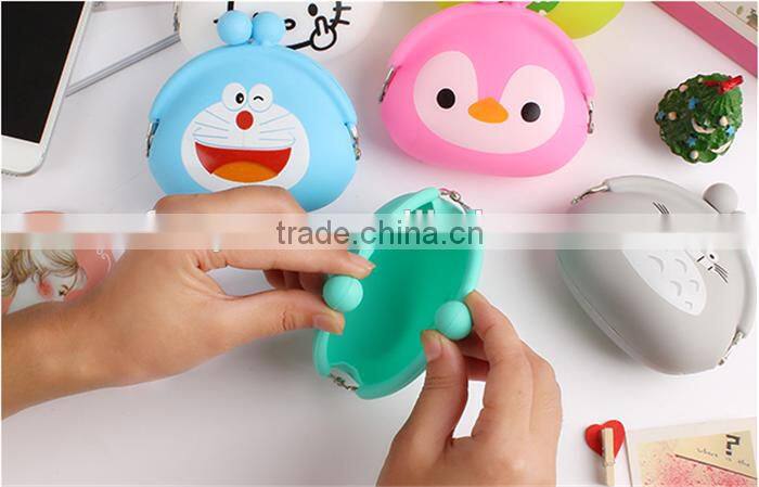 jelly coin pochi silicone purse with zipper